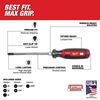 Milwaukee Cushion Grip Screwdriver 6pc Kit (USA), small image number 3