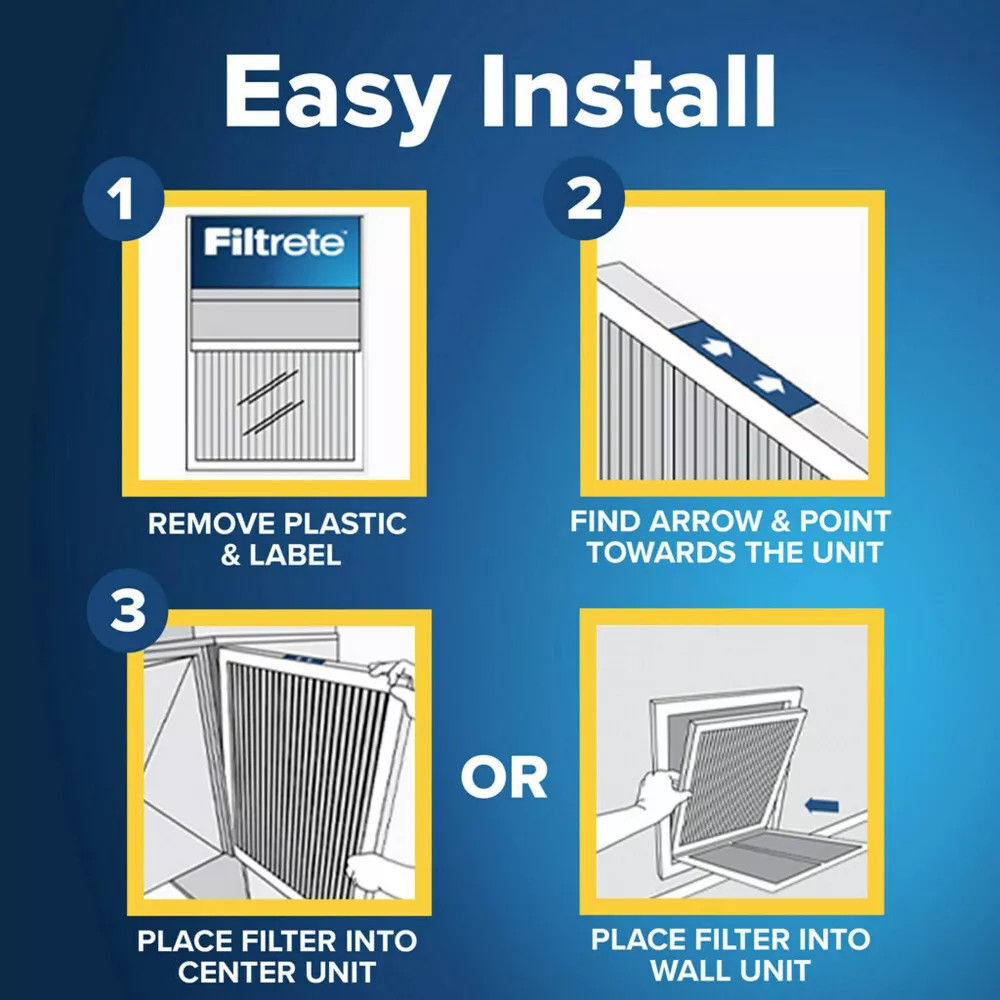 3M Filtrete 16 x 25 x 1-Inch 1000 MPR MERV 11 Allergen Defense Furnace Air Filter, 4-Pack, large image number 4