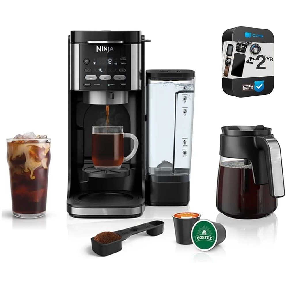 Ninja 12 Cups DualBrew Hot and Iced Coffee Maker Black – CFP101