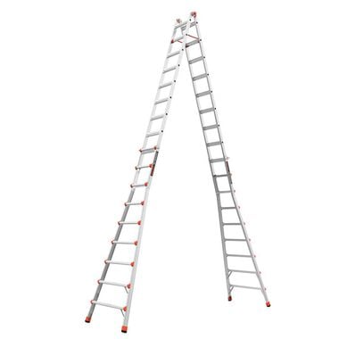 Little Giant Safety M17 Type 1A SkyScraper Aluminum Multi-Position Ladder, large image number 1