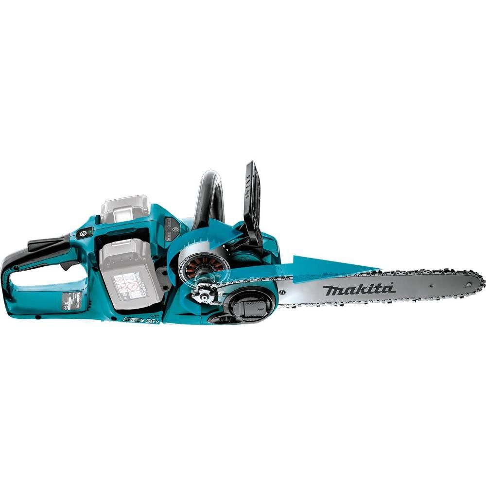 Makita 18V X2 (36V) LXT Lithium-Ion Brushless Cordless 16in Chain Saw (Bare Tool), large image number 14