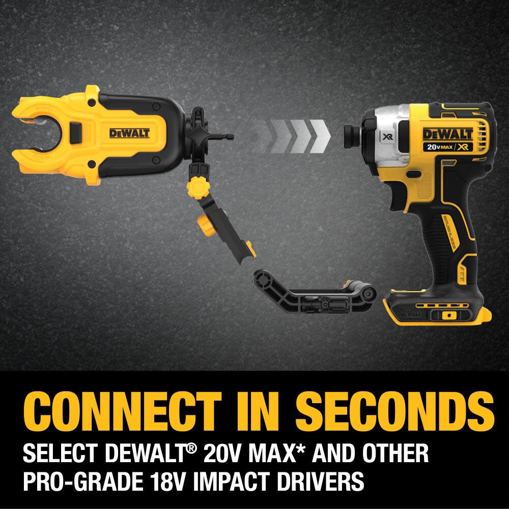 DEWALT IMPACT CONNECT Copper Pipe Cutter Attachment DWACPRIR Acme Tools