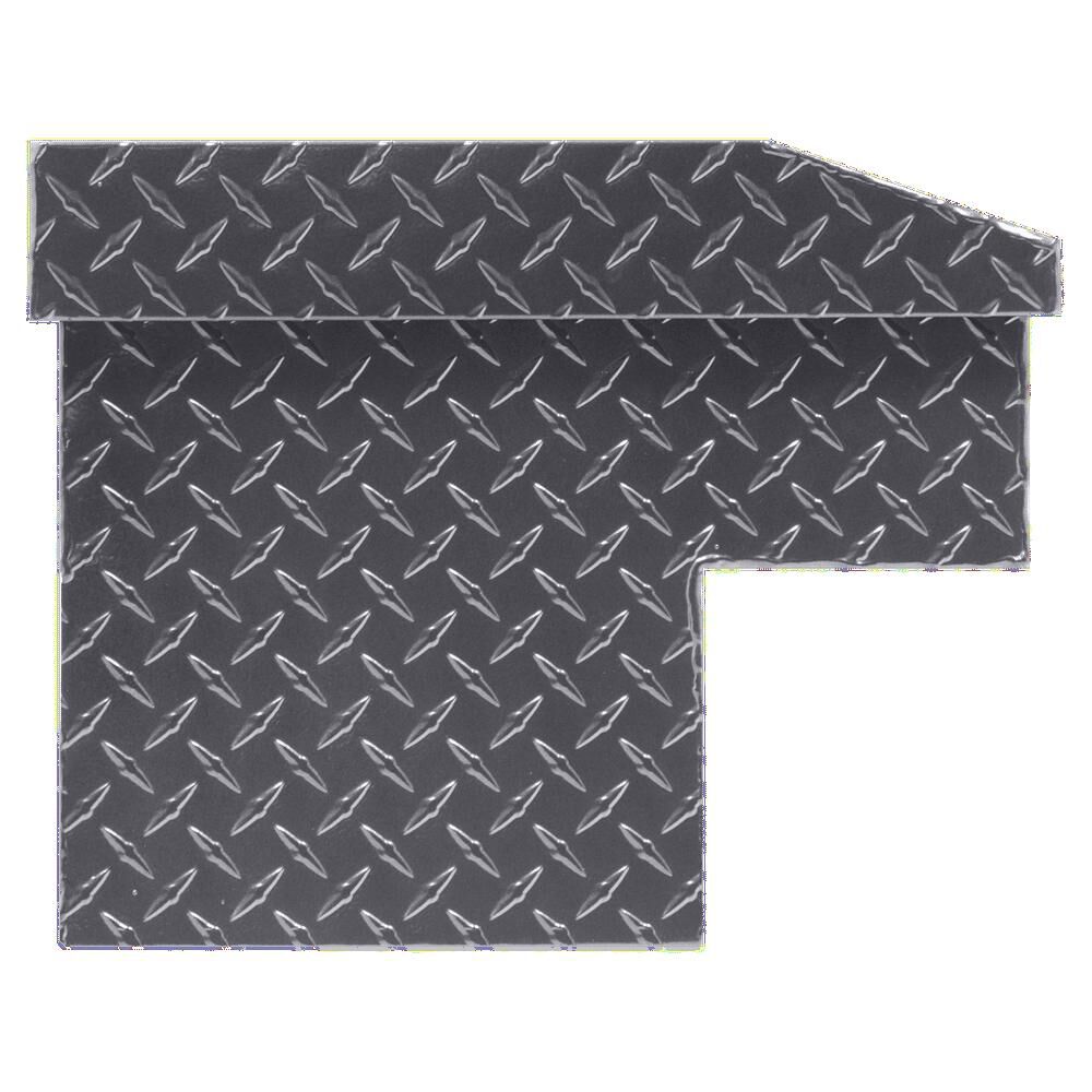 Weather Guard 56in Lo-Side Truck Tool Box Aluminum Gunmetal Gray, large image number 4