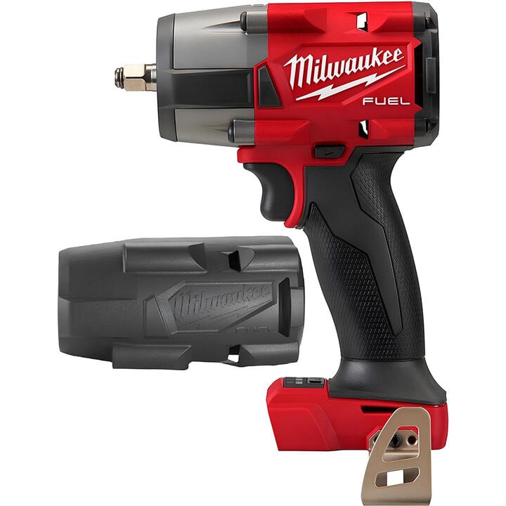 Milwaukee M18 FUEL 3/8 Inch Mid-Torque Impact Wrench w/ Friction Ring & Protective Boot Bundle, large image number 0