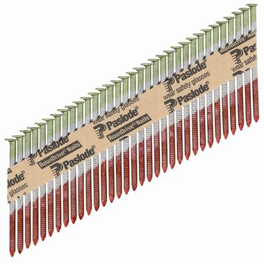 Paslode 3 In. x 0.120 In. Hot Dipped Galvanized Plus! Ring Shank RounDrive Framing Nail 2000 Count
