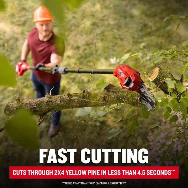 CRAFTSMAN V20 BRUSHLESS RP 8 Inch Pole Saw Kit, large image number 3