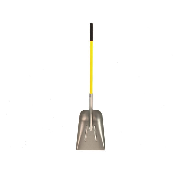 Bon Tool 48 Inch Aluminum Scoop with Fiberglass Handle