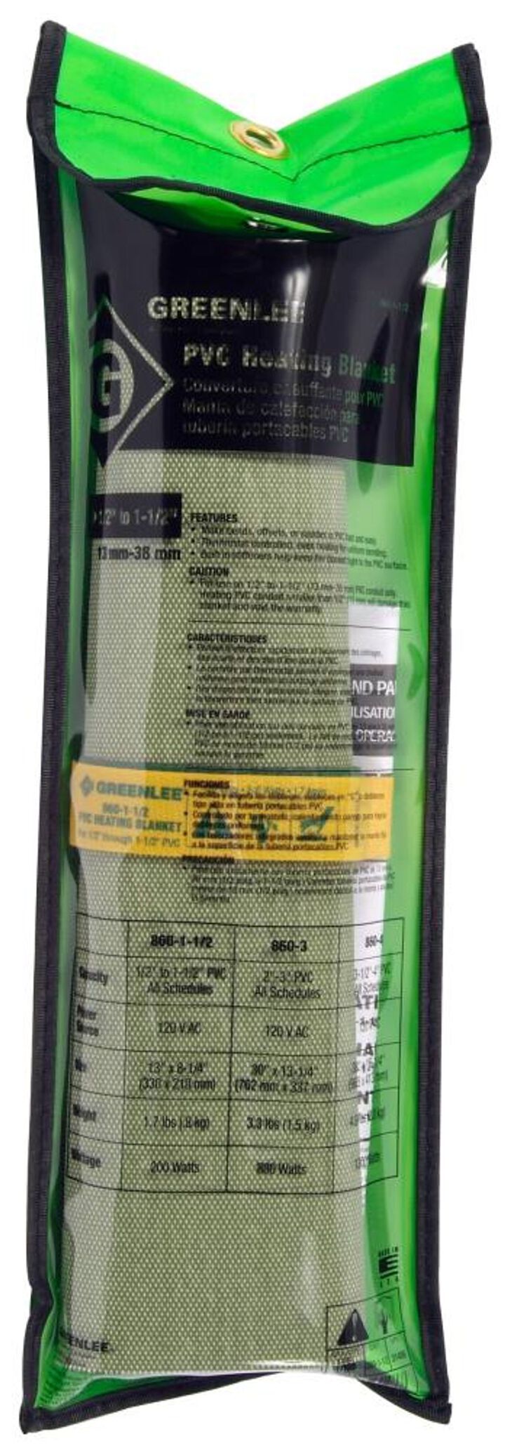 Greenlee 1/2in to 1-1/2in PVC Blanket, large image number 1