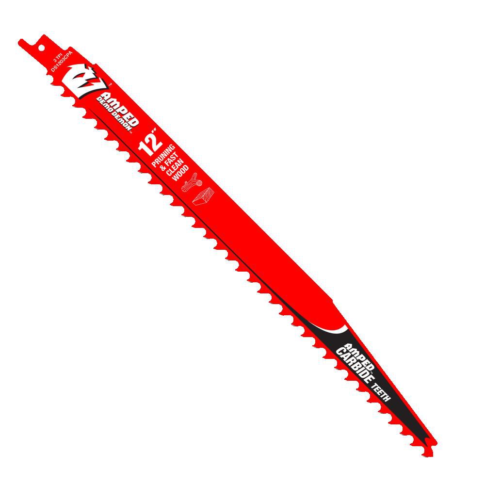 Diablo Tools 12 Inch 3 TPI Carbide Teeth Reciprocating Saw Blade for Pruning and Clean Wood, large image number 1