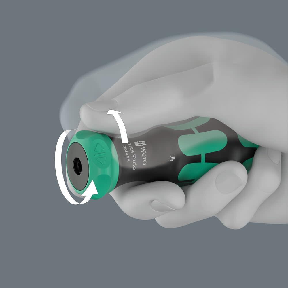 Wera Tools 80 RA Vario Blade Holding Handle with Ratchet Functionality, large image number 4