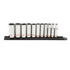 GEARWRENCH 3/8 Inch Drive 6 Point SAE Hi-Viz Deep Socket Set 11 Pieces, small image number 1