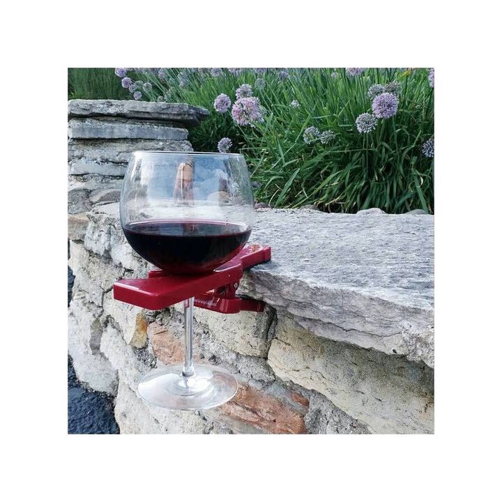 Wine Grasp 10 oz Rubber Padded Grip Glass Holder, large image number 7