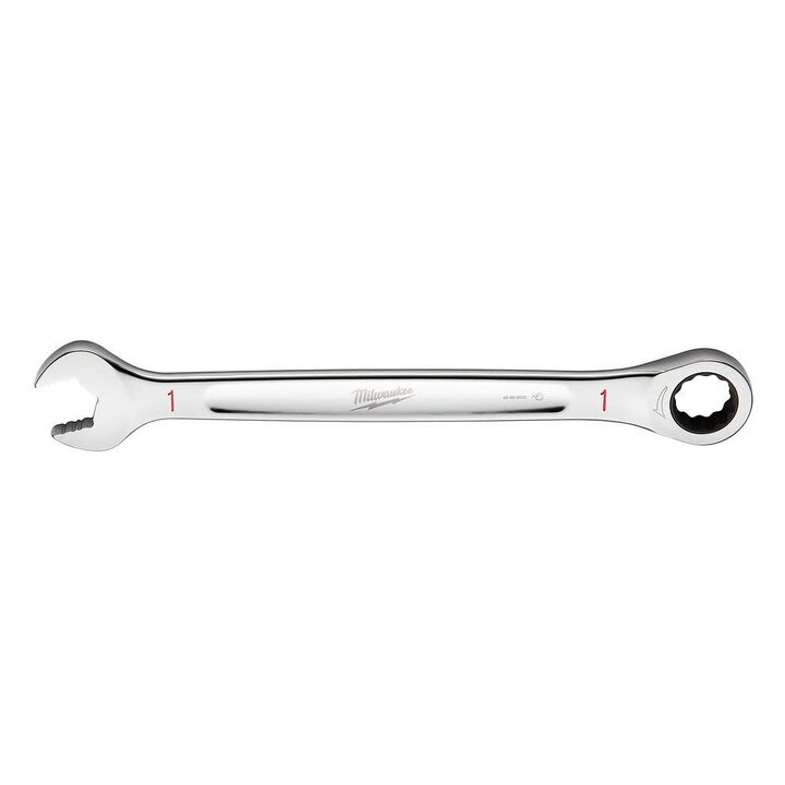 Milwaukee 1 in. SAE Ratcheting Combination Wrench, large image number 0