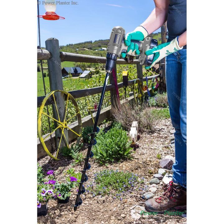 Power Planter 2 Inch x 24 Inch Steel Tree Planting Auger with HD Tip, large image number 8