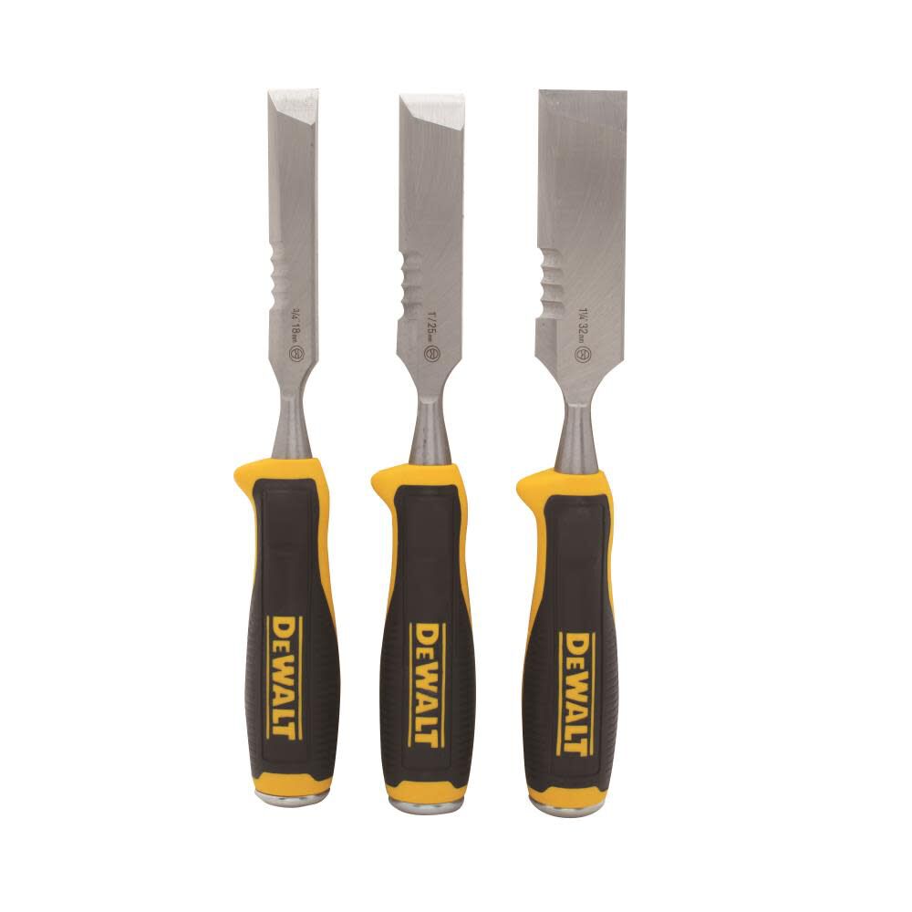 DEWALT 3 pc Side Strike Wood Chisel Set – DWHT16148