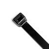 NELCO Products 7 Inch Nylon Cable Tie Black 1000 Pieces, small image number 2