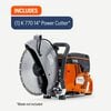 Husqvarna Construction K770 14 Inch Handheld Gas Power Cutter Body Only, small image number 2