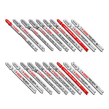 Diablo Tools 20 pc T-Shank Jig Saw Blade Set for Wood & Metal (20-Piece)