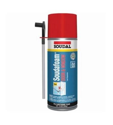 Soudal 12 Oz Aerosol Can Straw Soudafoam Door & Window PU Foam