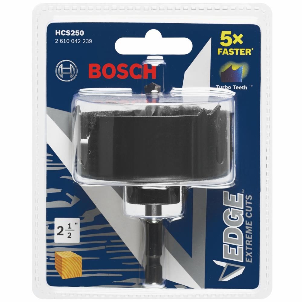Bosch 2-1/2 Inch Edge Wood Hole Saw with Arbor, large image number 4