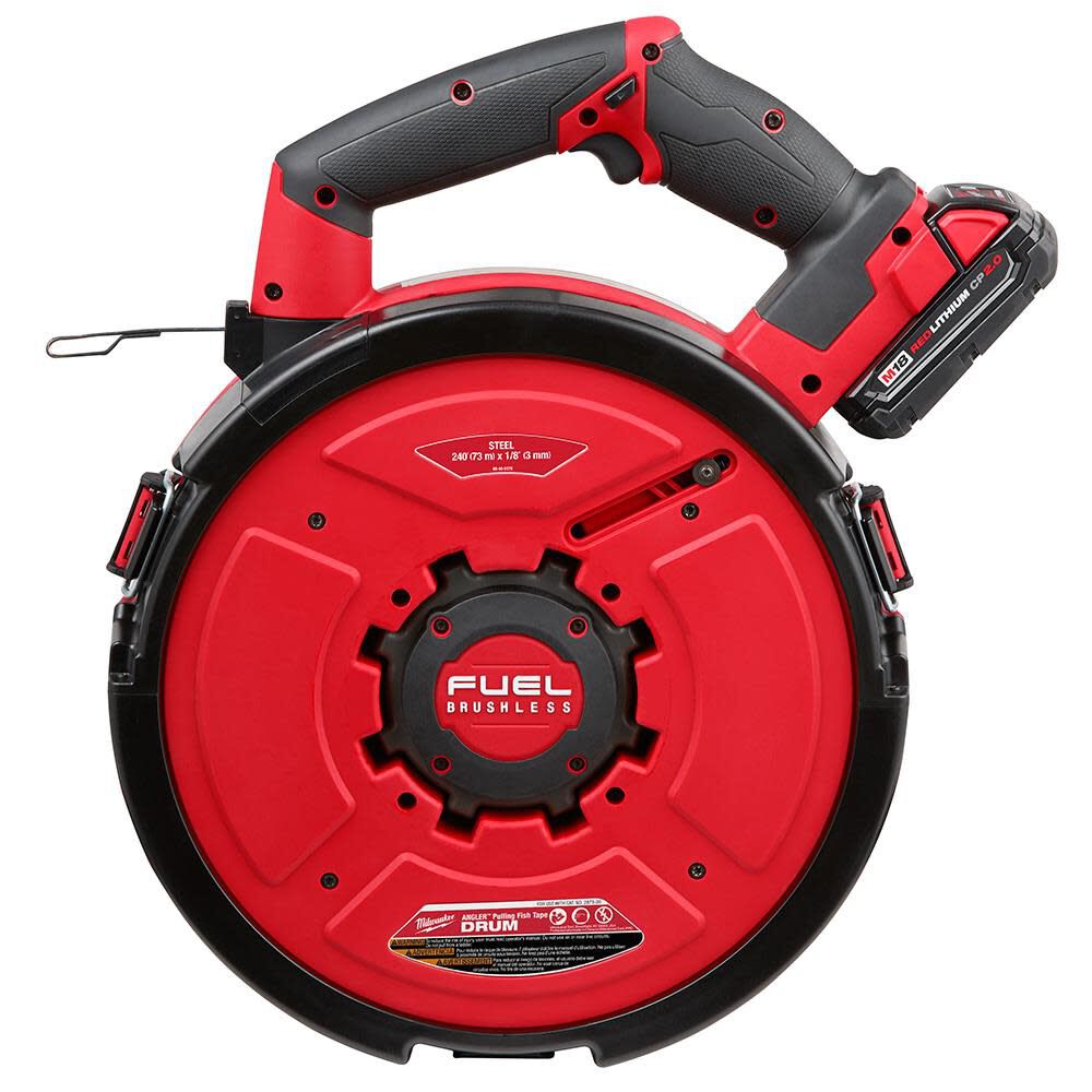 Milwaukee M18 FUEL Angler 240 Steel Pulling Fish Tape Kit 2873B