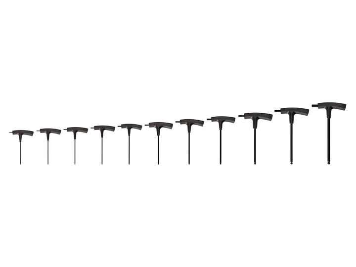 Tekton Ball End Hex T-Handle Key Set 11 Piece 5/64 - 3/8 Inch, large image number 1