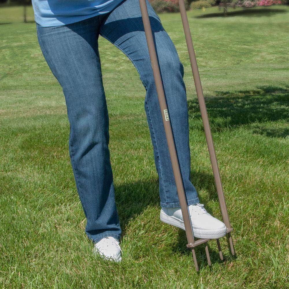 Ames Steel 4 Spike Lawn Aerator with Stirrup Handle, large image number 5
