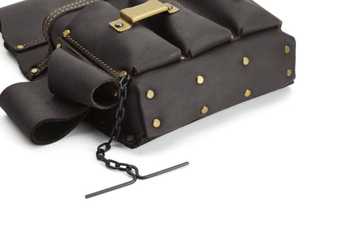Ox Tools Electrician's Pouch, Oil-Tanned Leather, large image number 1
