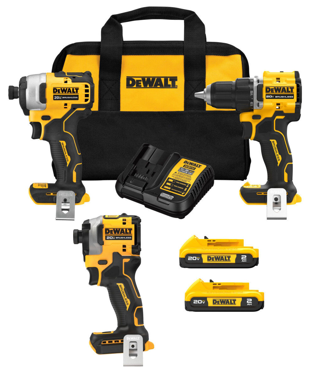 DEWALT 20V DEWALT ATOMIC 3 Tool Combo Kit Bundle DCK225D2 DCF850B Acme Tools