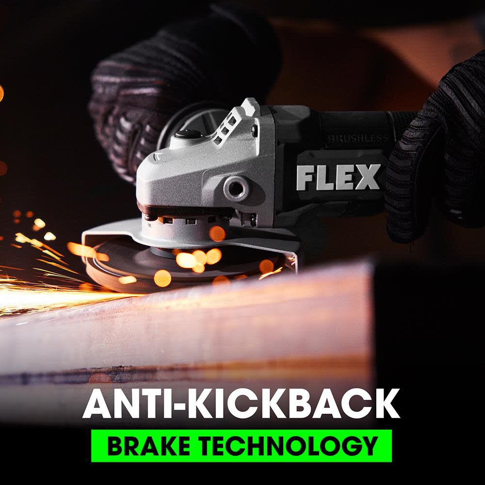 FLEX 24V 5-In. Variable Speed Angle Grinder With Paddle Switch (Bare Tool), large image number 7