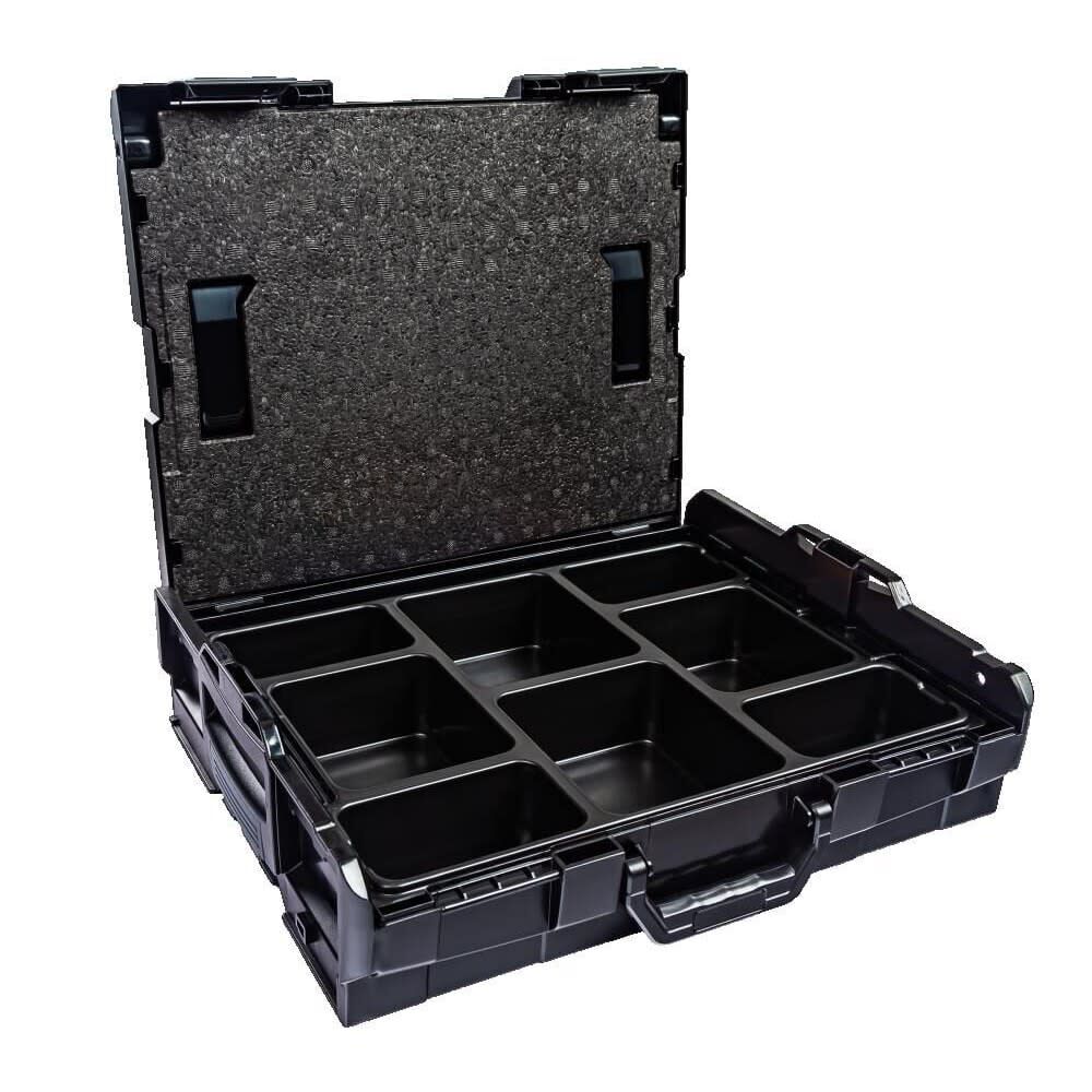 【mino_o】ACME Troy Box L L-BOXX Model Number 136 Black Tool Box, Lid Insert, and Foam