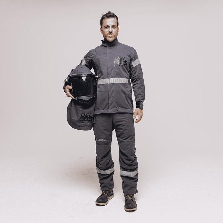 OEL 40 Cal Arc Flash Jacket and Bib Overall Kit Mens, large image number 4