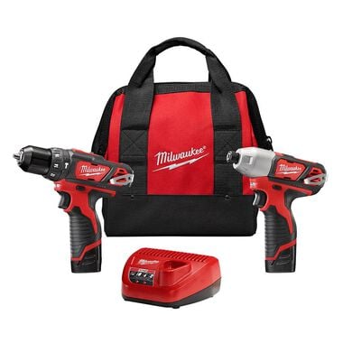 Milwaukee M12 12V Hammer Drill/Impact Driver Combo Kit 2 Tool, large image number 0