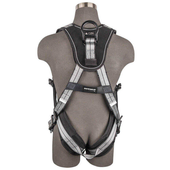 Safewaze PRO+ Slate Full Body Harness: Alu 1D, Alu QC Chest, TB Legs, large image number 1
