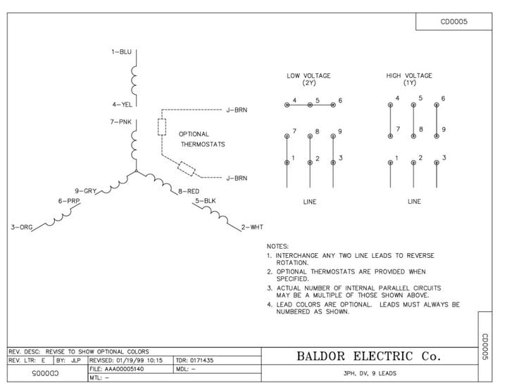 Baldor-Reliance 7-1/2HP 3520RPM 3PH 60Hz 213T Premium Efficiency Industrial Motor, large image number 2