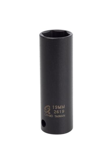 Sunex 19 mm 1/2 In. Drive Extra Thin Wall Deep Impact Socket, large image number 0