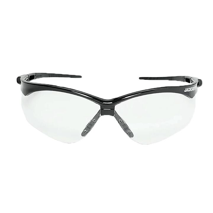 Jackson Safety Glasses Anti Scratch Coating Clear Lens Black Frame, large image number 1