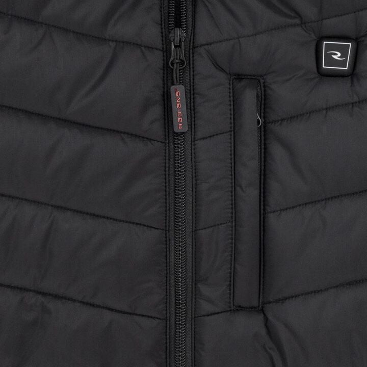 Radians Womens Heated Puffer Vest Kit with Battery, Black, Medium, large image number 4