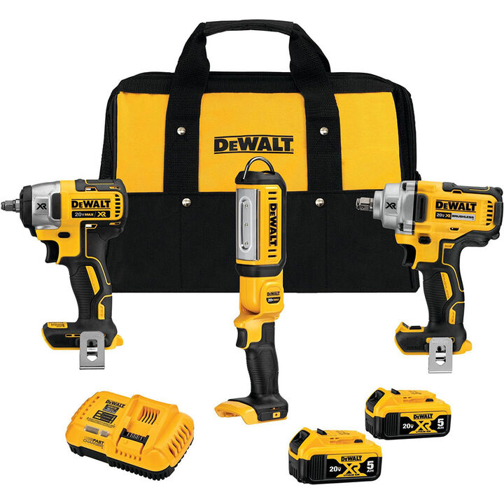 DEWALT 20V MAX XR Brushless Cordless 3-Tool Automotive Kit