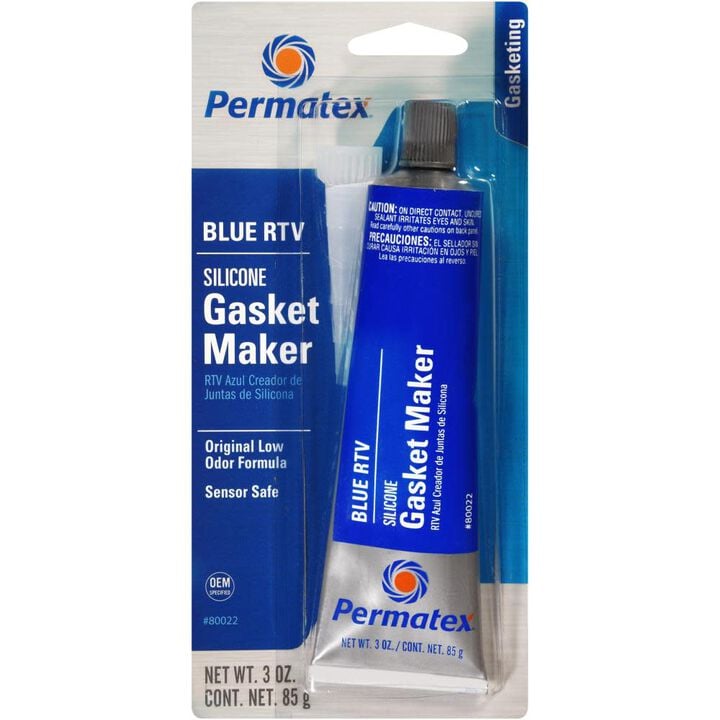 Permatex Sensor Safe Blue RTV Silicone Gasket Maker 3 oz Tube Carded