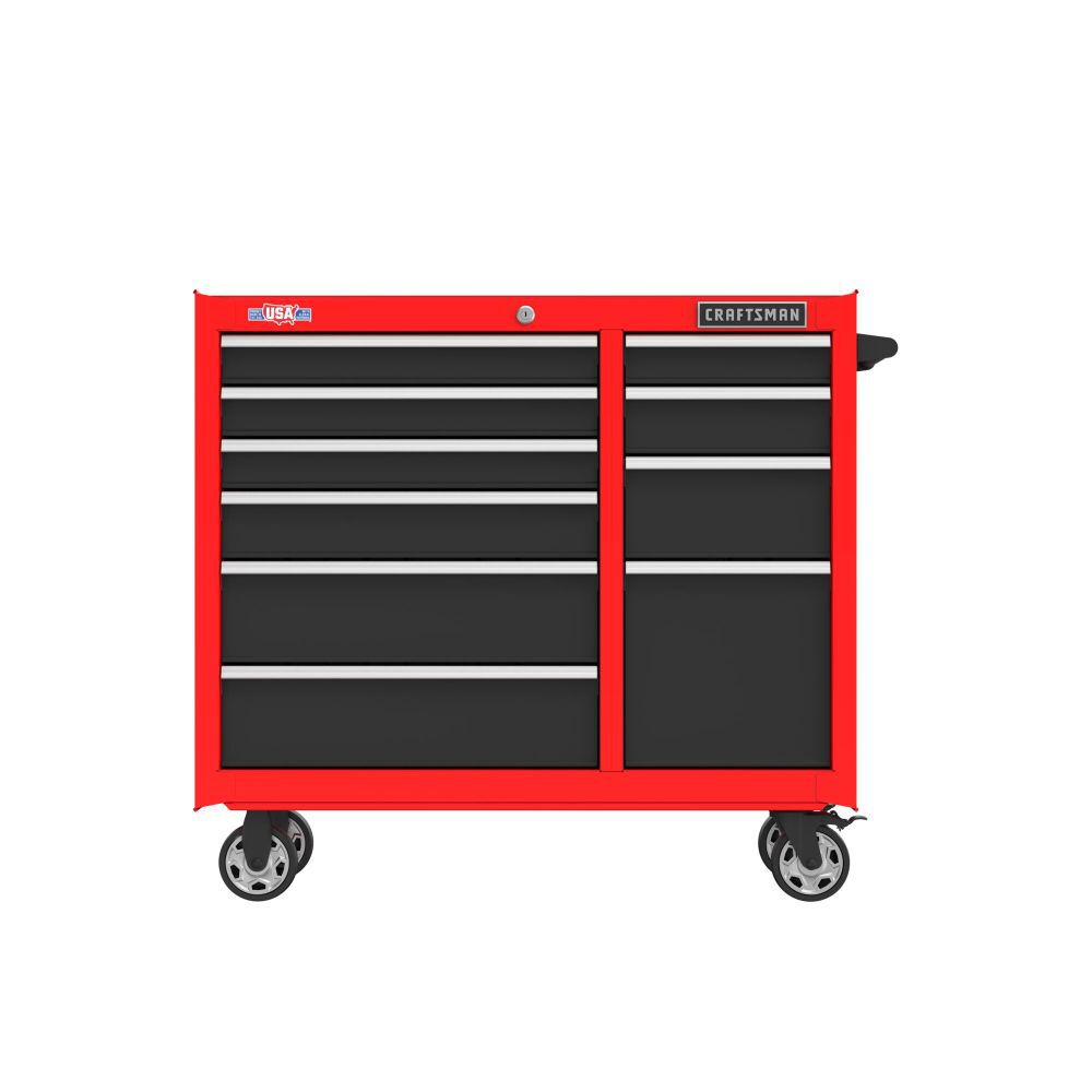 CRAFTSMAN S2000 41 Inch 10-Drawer Rolling Tool Cabinet, large image number 9