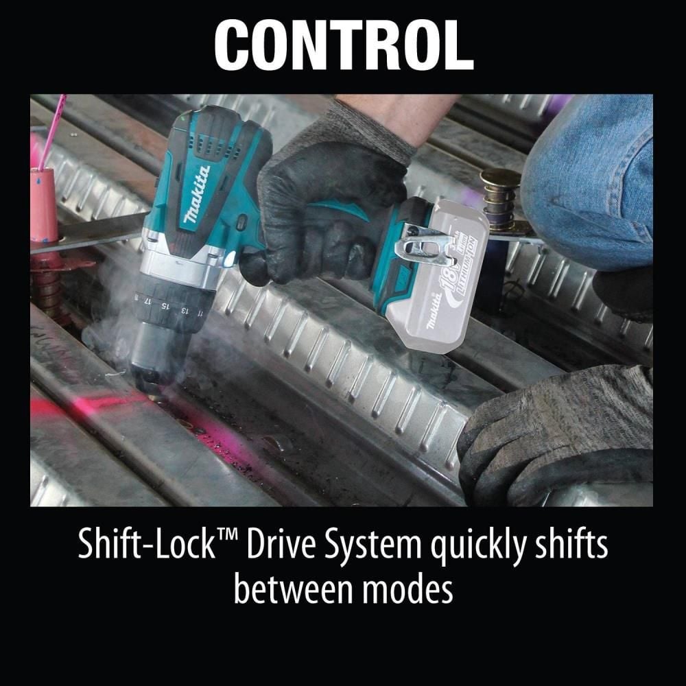 Makita 18V LXT Lithium-Ion Cordless 1/2 Inch Driver-Drill (Bare Tool), large image number 4