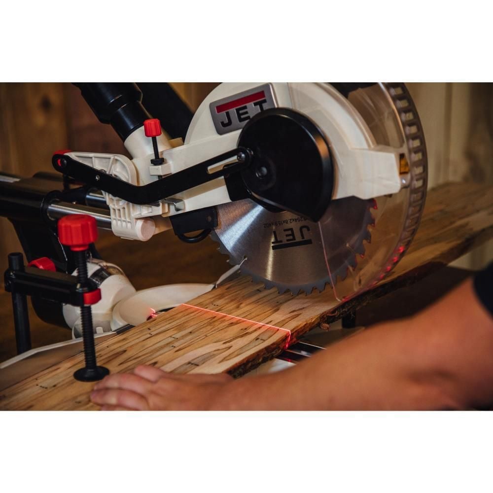 JET 10in Sliding Dual Bevel Compound Miter Saw, large image number 5
