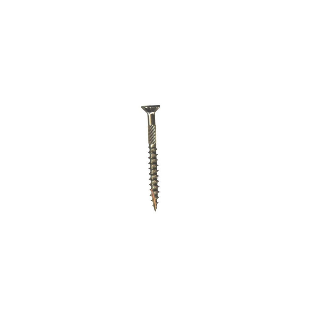 Western Builders Supply 4 In. Zinc Coated Flat Head Gold Interior Structural Wood Screw, large image number 2