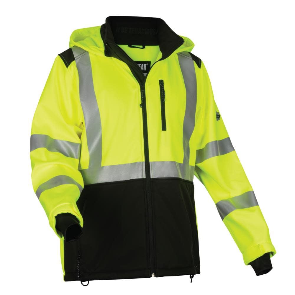 Ergodyne GloWear 8353 Jacket Softshell Water Resistant Lime Hi Vis Size 4X – 23528