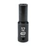 GEARWRENCH 1/2in Drive 6 Point Deep Impact Metric Socket 12mm, small image number 1