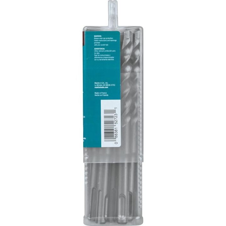 Makita 1/2in x 6in SDS Plus Bit 3 Cutter 10pk, large image number 11