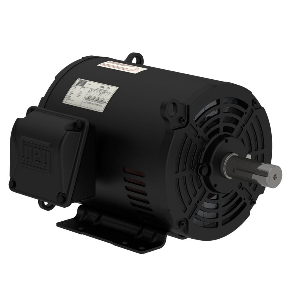 WEG 230-460V 20HP 1770 Rpm General Purpose Compressor Electric Motor, large image number 2