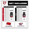 Milwaukee Promotional SHOCKWAVE Impact Duty Socket 1/2 Dr 27PC SAE/MM PACKOUT Set, small image number 4