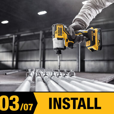 DEWALT 20V MAX XR 1/4in Impact Driver Kit DCF845P2 - Acme Tools